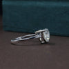 1.5 CT Heart Cut Lab Grown Diamond Solitaire Accent Ring