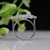 Emerald Lab Create Engagement Diamond Ring