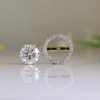1 ct Each E VVS1 IGI Certified Detachable Round Lab Grown Diamond Studs