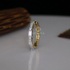 Elegant Lab Grown Diamond Eternity Band | Gold Setting with Baguette and Round Diamonds