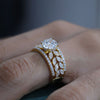 Fancy Lab Created Diamond Wedding Ring