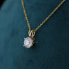 1.73 ct Solitaire Lab Created Round Diamond Split Bail Pendant