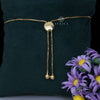 Adjustable Gold Bracelet with Lab Grown Diamonds