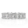 20 pointer Princess Cut Lab Grown Diamond Eternity Band - 18k White Gold
