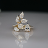Beautiful Lab Created Diamond Engagement Ring In 18k Yellow Gold