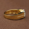 1.5 CT Round Brilliant Cut Lab Grown Diamond Solitaire Men's Ring