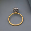 Oval Cut Lab Grown Diamond Solitaire Engagement Ring