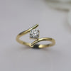 1.0 CT Round Brilliant Cut Lab Grown Diamond Ring
