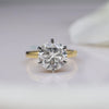 1.5 CT Round Brilliant Cut Lab Diamond Solitaire Ring