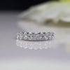 Oval Cut Lab Grown Diamond 9-Stone Diamond Ring
