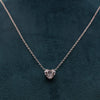2.0 Carat Heart Shape Lab Grown Diamond Solitaire Pendant