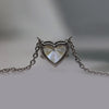 2.0 Carat Heart Shape Lab Grown Diamond Solitaire Pendant