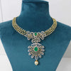 7.4 CT Round Brilliant Cut Lab Grown Diamond Necklace With Earring Set