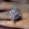 Pear Marquise Lab Grown Fancy Vintage Bridal Wedding Ring