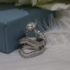 Certified Round Cut Lab Grown Diamond Bridal Ring Set