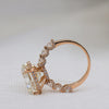 IGI Certificate Round Brilliant Cut Lab Grown Diamond Engagement Ring With Hidden Halo