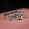 Invisible Setting Lab Grown Diamond Engagement Ring