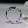 Emerald Shape Lab Grown Diamond Half Eternity Band