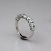 Oval Cut Lab Grown Diamond 9-Stone Diamond Ring