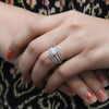 Round Shape Lab Grown Diamond Bridal Ring Set