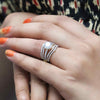 Round Shape Lab Grown Diamond Bridal Ring Set