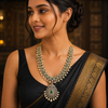 Lab Grown Diamond Necklace with patterns, perfect for special occasions and celebrations