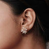 Floral Radiance Lab Grown Diamond Earrings