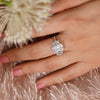 Enchanting Cushion-Cut Lab Grown Diamond Ring