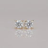 1.02 CT D VVS2 IGI Round Shape Lab Grown Diamond Stud