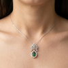 0.92 CT Round Brilliant Cut Lab Grown Diamond Pendant