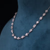 Georgian Style Mixed Shape Lab Grown Diamond Tennis Necklace