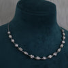 Georgian Style Mixed Shape Lab Grown Diamond Tennis Necklace