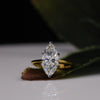 Marquise Cut Lab Grown Diamond Ring in 18K Gold – Elegant Solitaire Engagement Ring