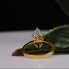 Marquise Cut Lab Grown Diamond Ring in 18K Gold – Elegant Solitaire Engagement Ring