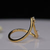 Toi Et Moi Lab Grown Diamond Ring – Pear & Round 18K Yellow Gold  Ring