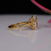 5.0CT Radiant Cut Lab Grown Diamond Ring in 18K Gold – Elegant Solitaire Engagement Ring