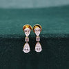 Fancy Brilliant Cut Lab Grown Diamond Earrings