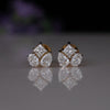 Princess, Oval & Pear Trio Lab Grown Diamond Stud Earrings in 18K Yellow Gold