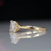 2.50CT Princess Cut Lab Grown Diamond Ring in 18K Gold – Classic Solitaire Engagement Ring