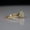 Classic 6 Prong 2.0 CT Round Lab Grown Diamond Solitaire Engagement 18K Yellow Gold Ring