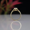 1.50 CT Oval Cut Lab Grown Diamond Solitaire Ring in 18K Yellow Gold