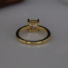Princess Cut Solitaire Lab Grown Diamond Ring in 18K Gold | Classic Engagement Ring