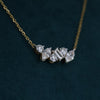 Luxury Multi Shape Lab Grown Diamond  Pendant 14kt Yellow Gold