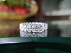 Oval Shape Eternity Band with Lab Grown Diamonds - 18kt Gold
