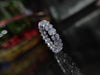 Oval Shape Eternity Band with Lab Grown Diamonds - 18kt Gold
