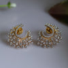 1.2 CT Round Brilliant Cut Lab Grown Twisted Diamond Hoop Earring