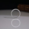 Diamond Eternity Band Ring – Lab Grown Round Cut Wedding Band in 18K Gold