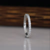 Diamond Eternity Band Ring – Lab Grown Round Cut Wedding Band in 18K Gold