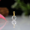 1.03 carat E VS1 Solitaire Lab Grown Diamond IGI Certified Only Pendant In 18kt Gold
