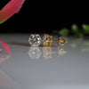 3.22 ct Each F VS1 IGI Round Shape Solitaire Diamond Stud